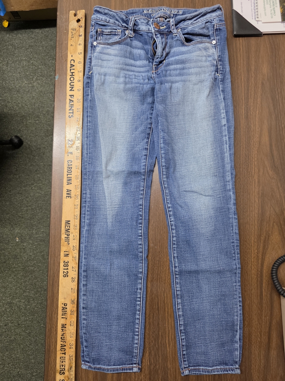 American Eagle Outfitters Women’s Light Wash Skinny Jeans - Light Blue
